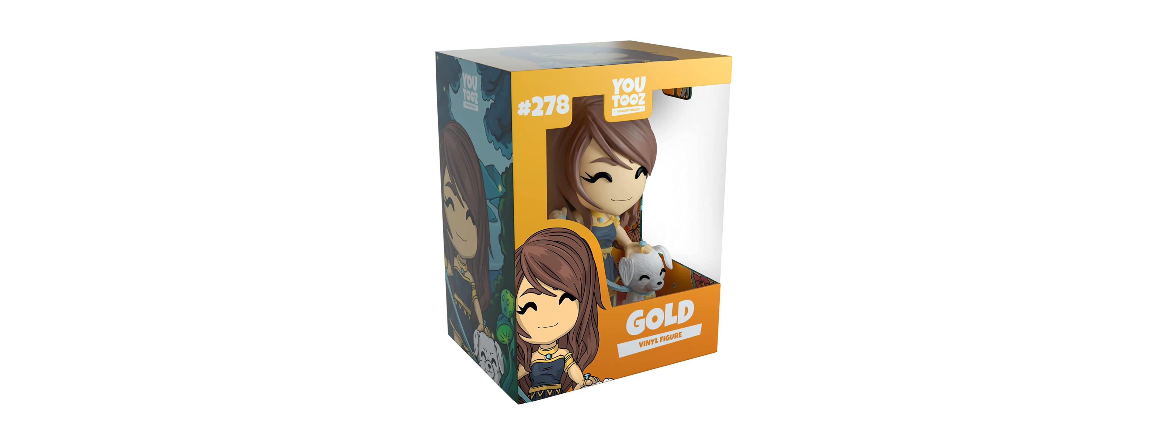 Youtooz Gold Krew Collection 5" Vinyl Figure, Ages 14 & Up