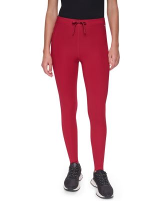 Women's High-Waist Drawcord Side-Pocket Leggings