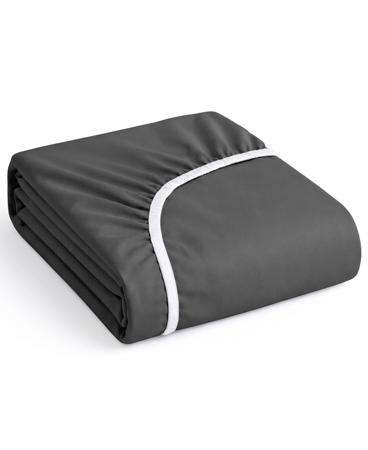 Nestl Super Soft Extra Deep Pocket Microfiber Fitted Sheet, Twin Xl - Grey