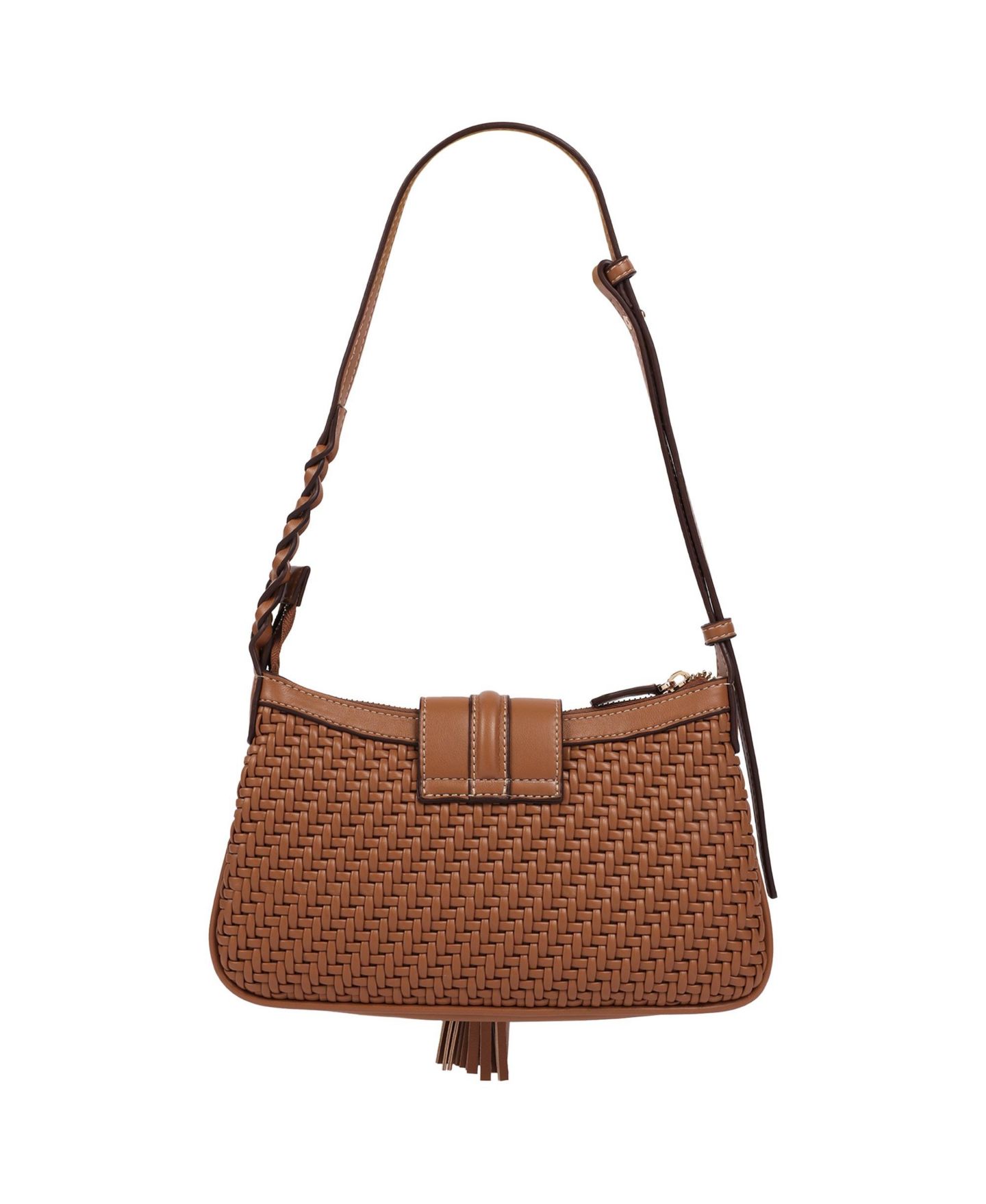 Женская сумка Tommy Bahama Tassel Tab Woven Shoulder, цвет: Nutmeg — фото 4