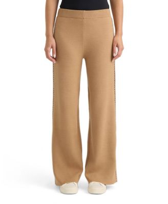 Women's Hunter Wide-Leg Pull-On Embroidery Pants