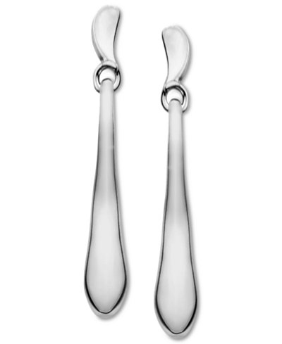 Nambé Mini Wave Drop Earring in Sterling Silver, Only at Macy's