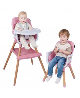 Convertible High Chair with Under-Seat Storage
