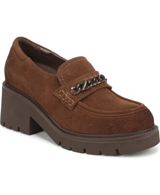 Women's Jolee Suede Platform Lug-Sole Loafers