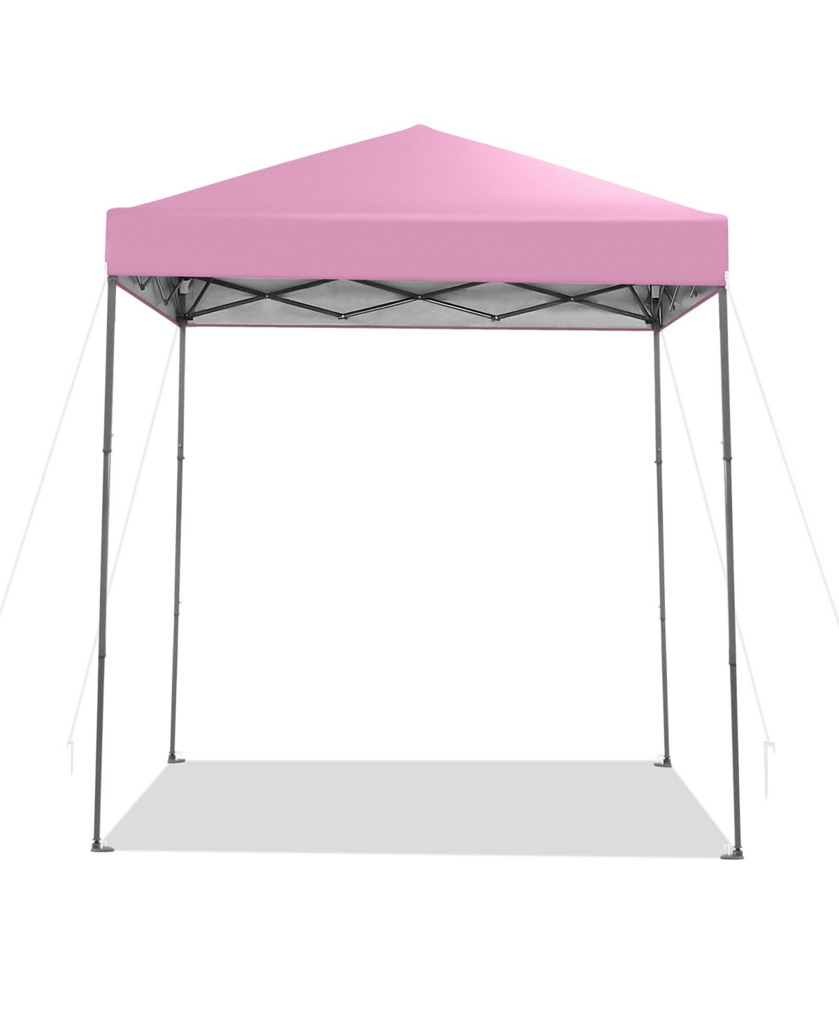 Mecale 6.6 x 6.6 ft Pop-Up Canopy Tent with Upf 50+ Protection - Pink