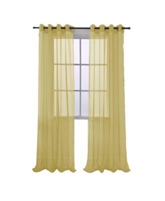 Cara Grommet Curtain Panel For Windows 54Inch x 84Inch