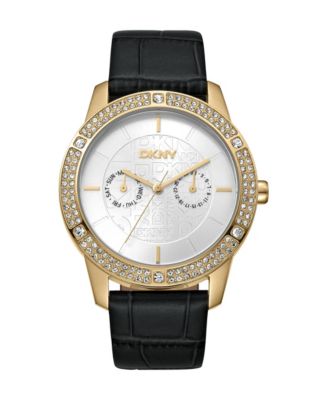 Women's Evening Quartz Leather Strap Watch, 40mm