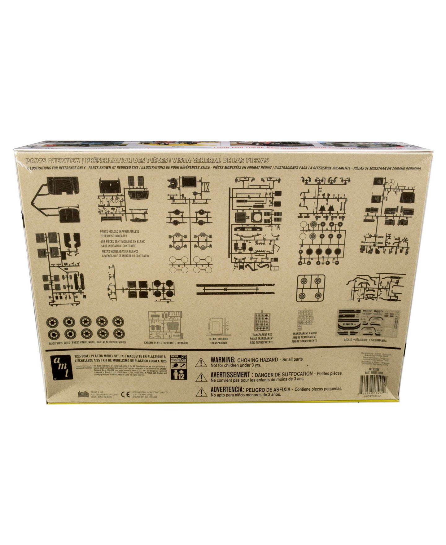Детские игрушки AMT 1/25 Scale Mack R685ST Semi Tractor Truck Skill 3 Model Kit — фото 3