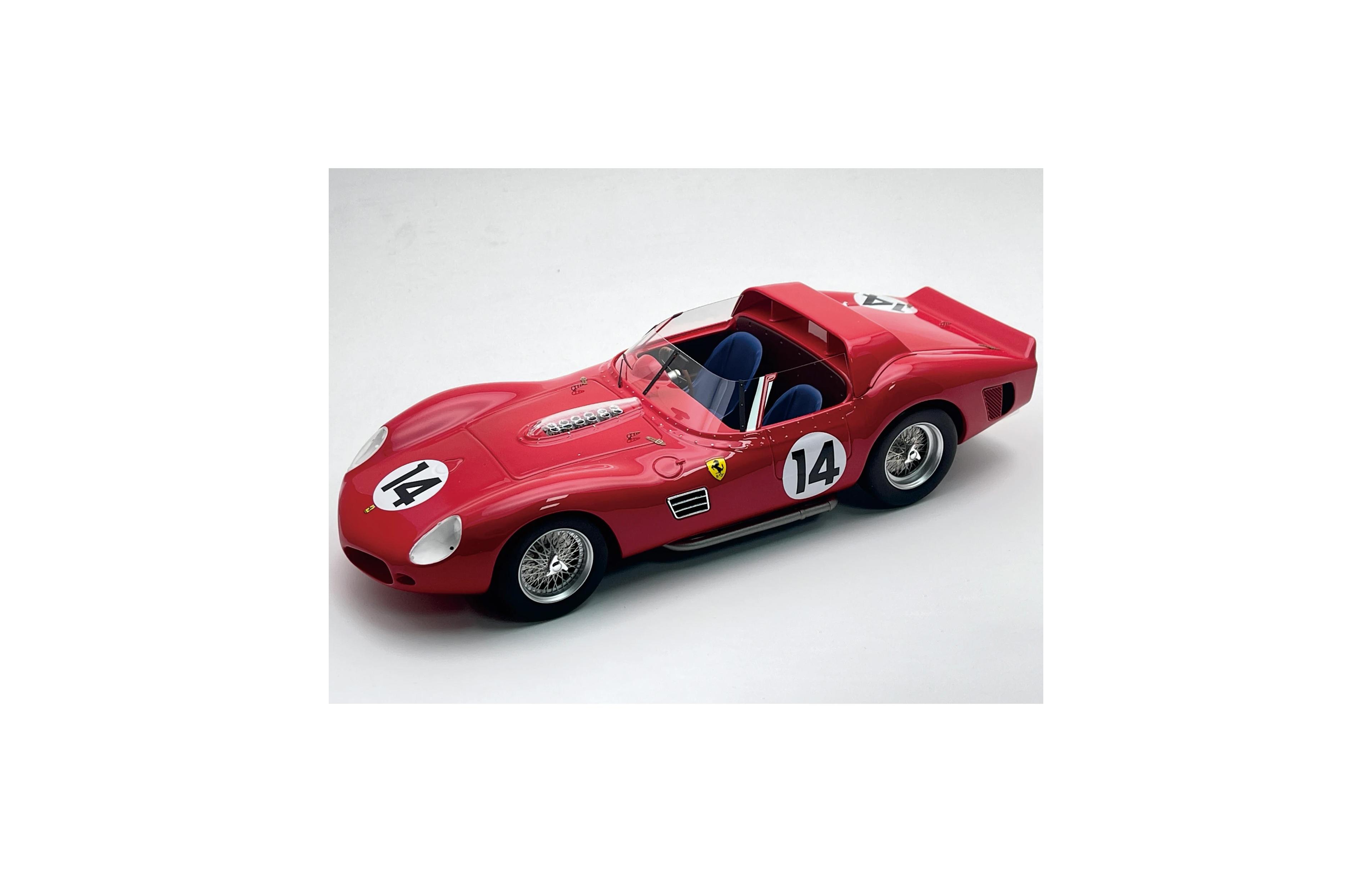 Tecnomodel 1:18 Ferrari 330 Tri-lm #14 Mythos Series Limited Edition 24 Hours of Le Mans Test (1962) Model Car