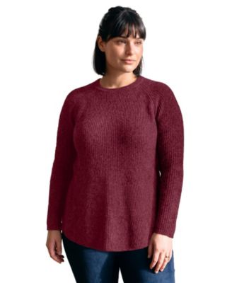 Women's Tia Curved Hem Tunic Sweater