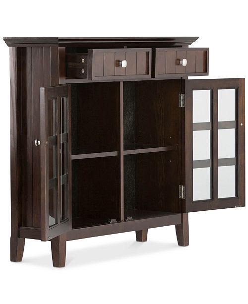 Simpli Home Avery Entryway Storage Cabinet Reviews Furniture