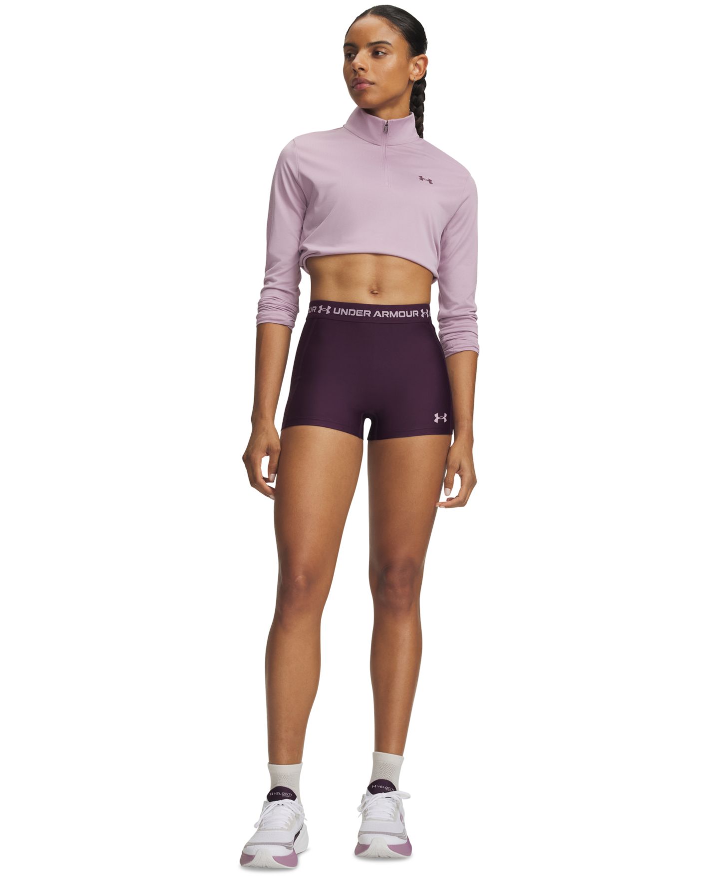 Женские шорты Under Armour Pull-On Shorty, цвет: Синий / Тёмно-синий — фото 4