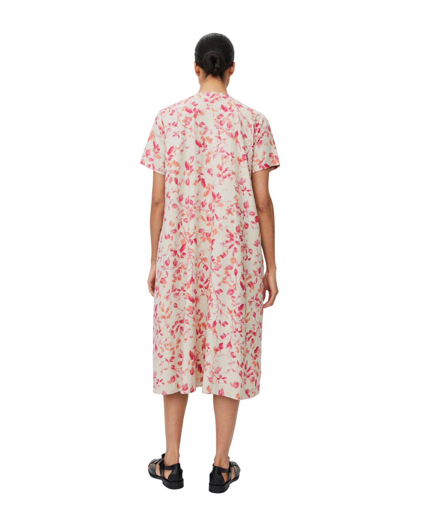 Women's MaNipani Floral-Print Midi V-Neck Dress