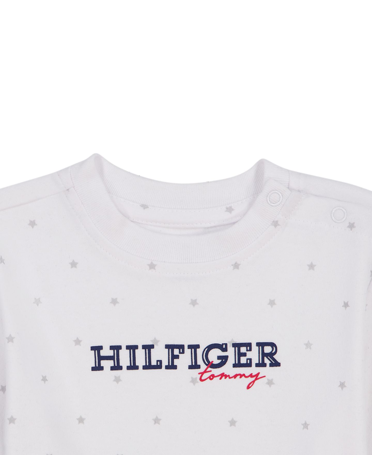 Детский комплект Tommy Hilfiger: куртка на молнии с капюшоном, футболка и джоггеры, цвет: Тёмно-синий / Белый — фото 6