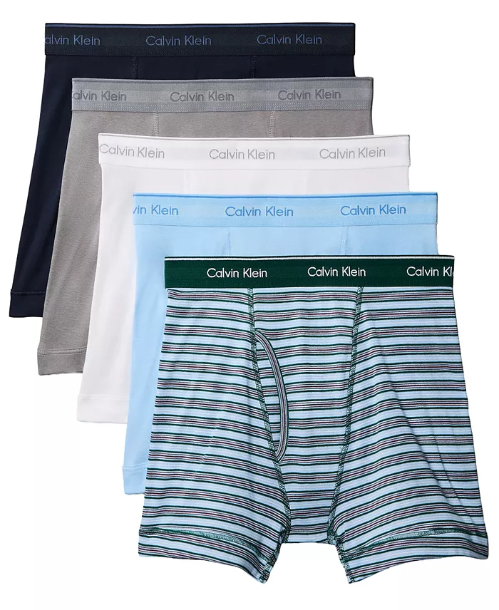 Men's Cotton Classic Boxer Briefs Underwear, 5-Pack - thumbnail 9