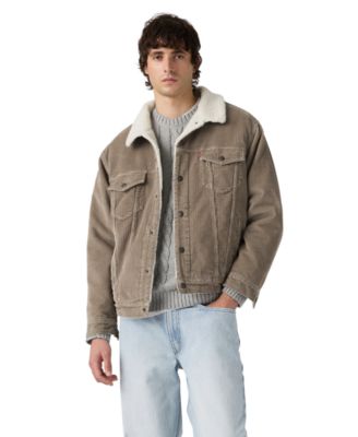 Men's Sherpa-Lined Regular-Fit Trucker Jacket