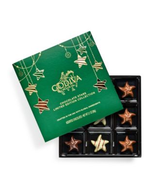 Holiday Stars Chocolate Gift Box, 9 Piece