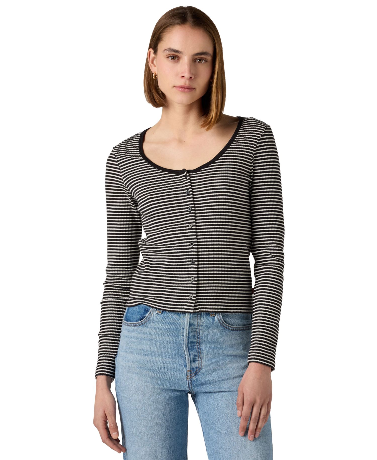 Women's Austen Button-Up Long Sleeve Top