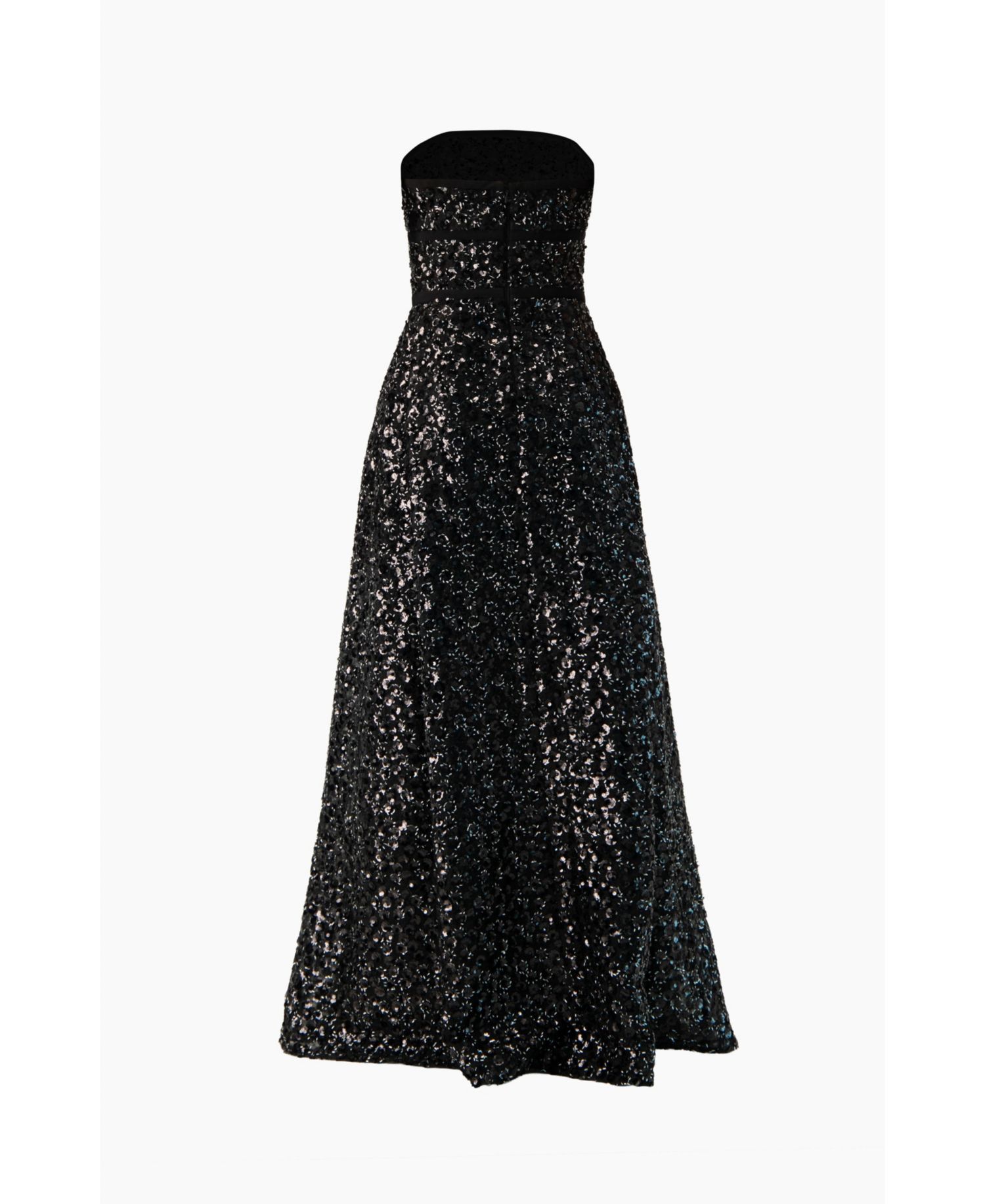 Women's Strapless Sequin A-Line Ballgown