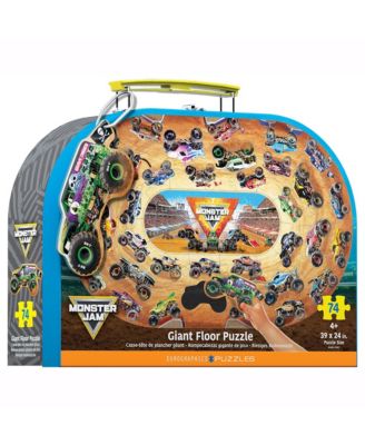 Monster Jam Giant Floor Puzzle, 74 Pieces, Ages 4+