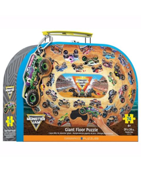 Большой напольный пазл Eurographics Monster Jam, 74 детали, от 4 лет
