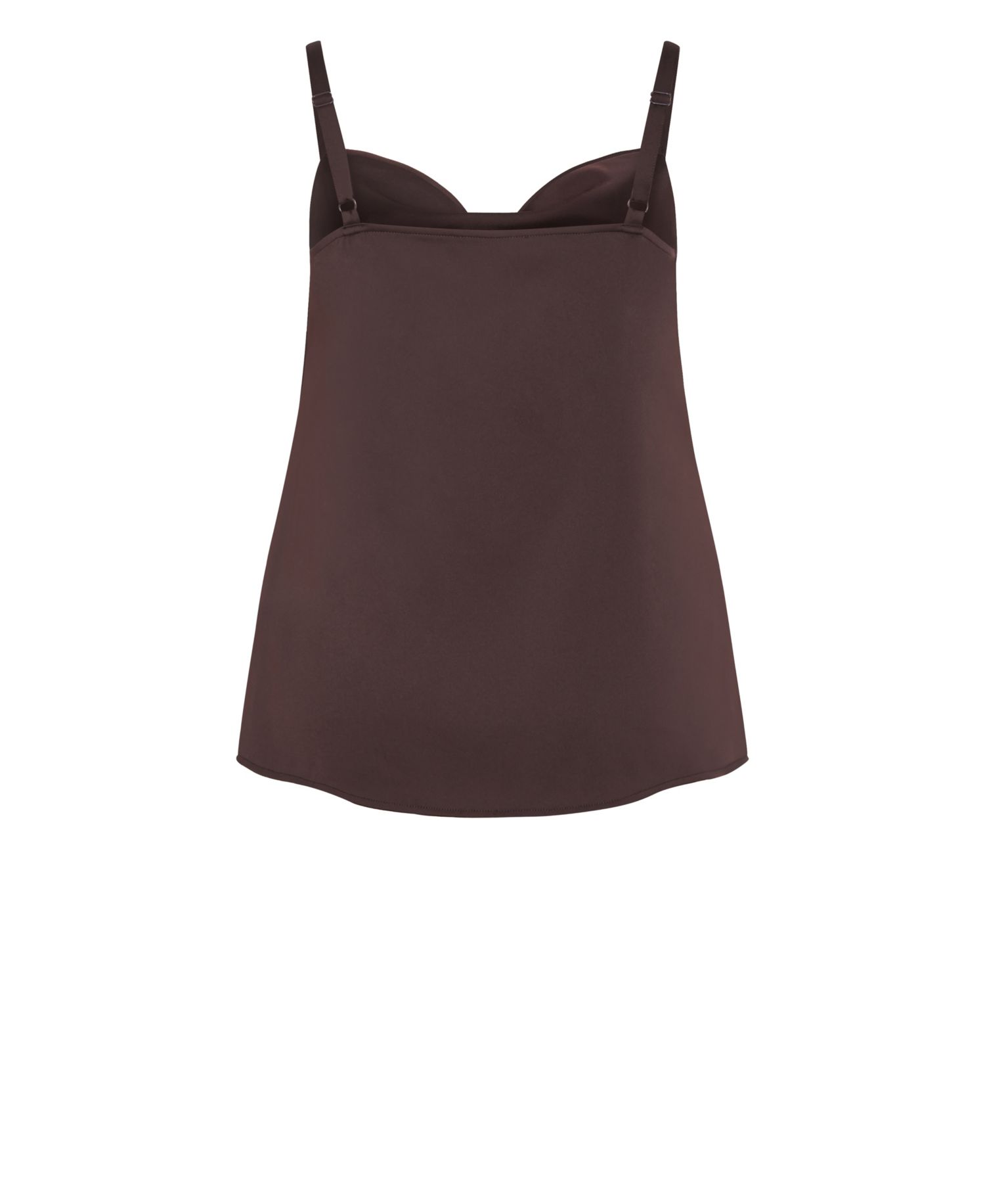 Plus Size Cowl-Neck Satin Relaxed-Fit Camisole