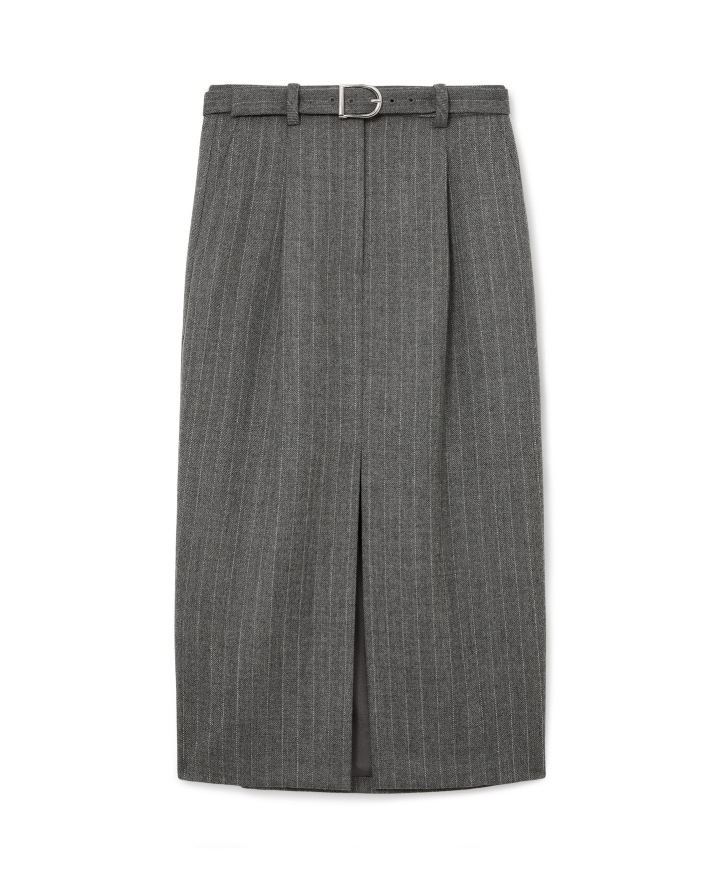 Женская юбка REISS Astrid High-Waisted Pleated Wool, цвет: Серый — фото 10