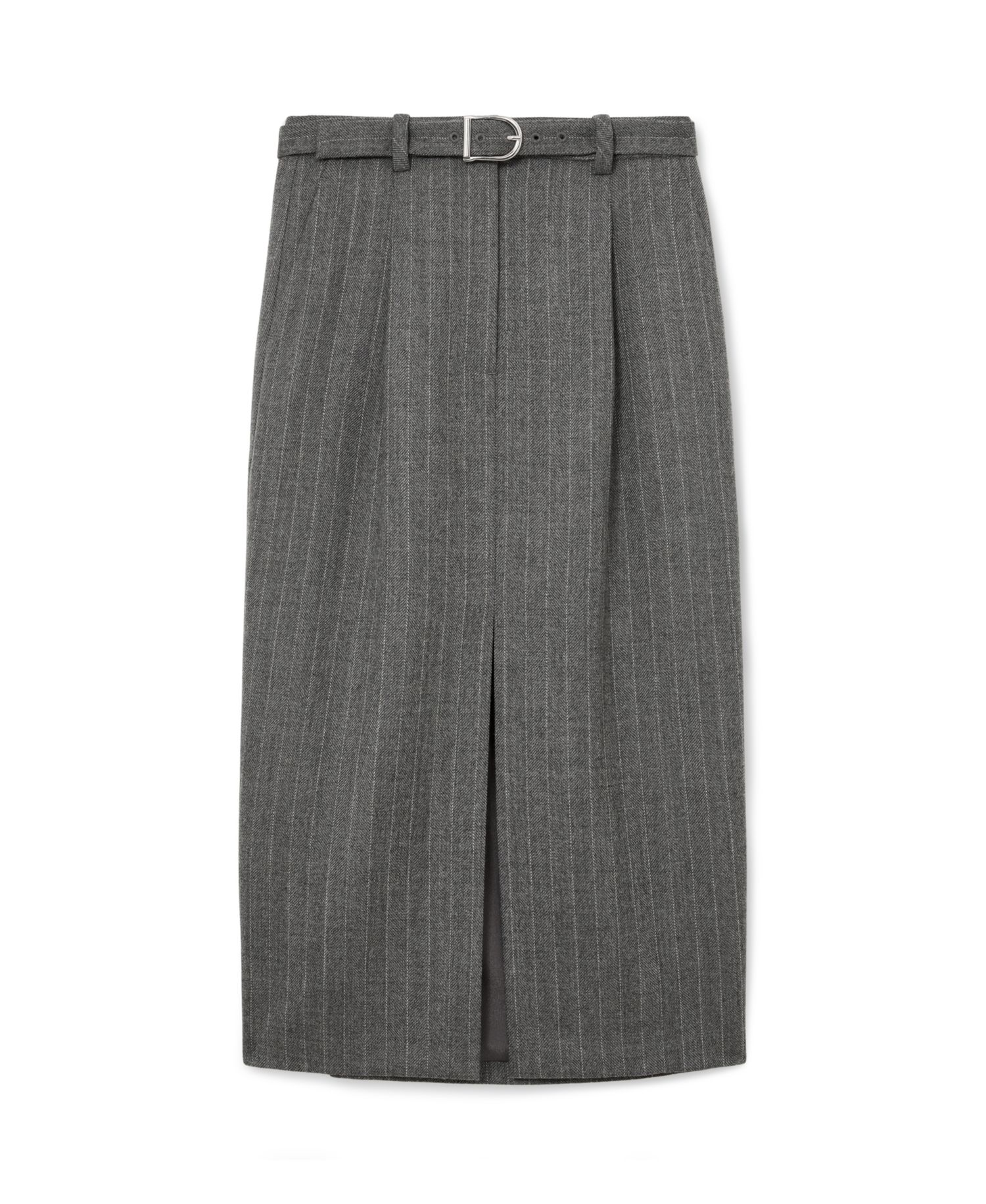 Women's Astrid High-Waisted Pleated Wool Skirt