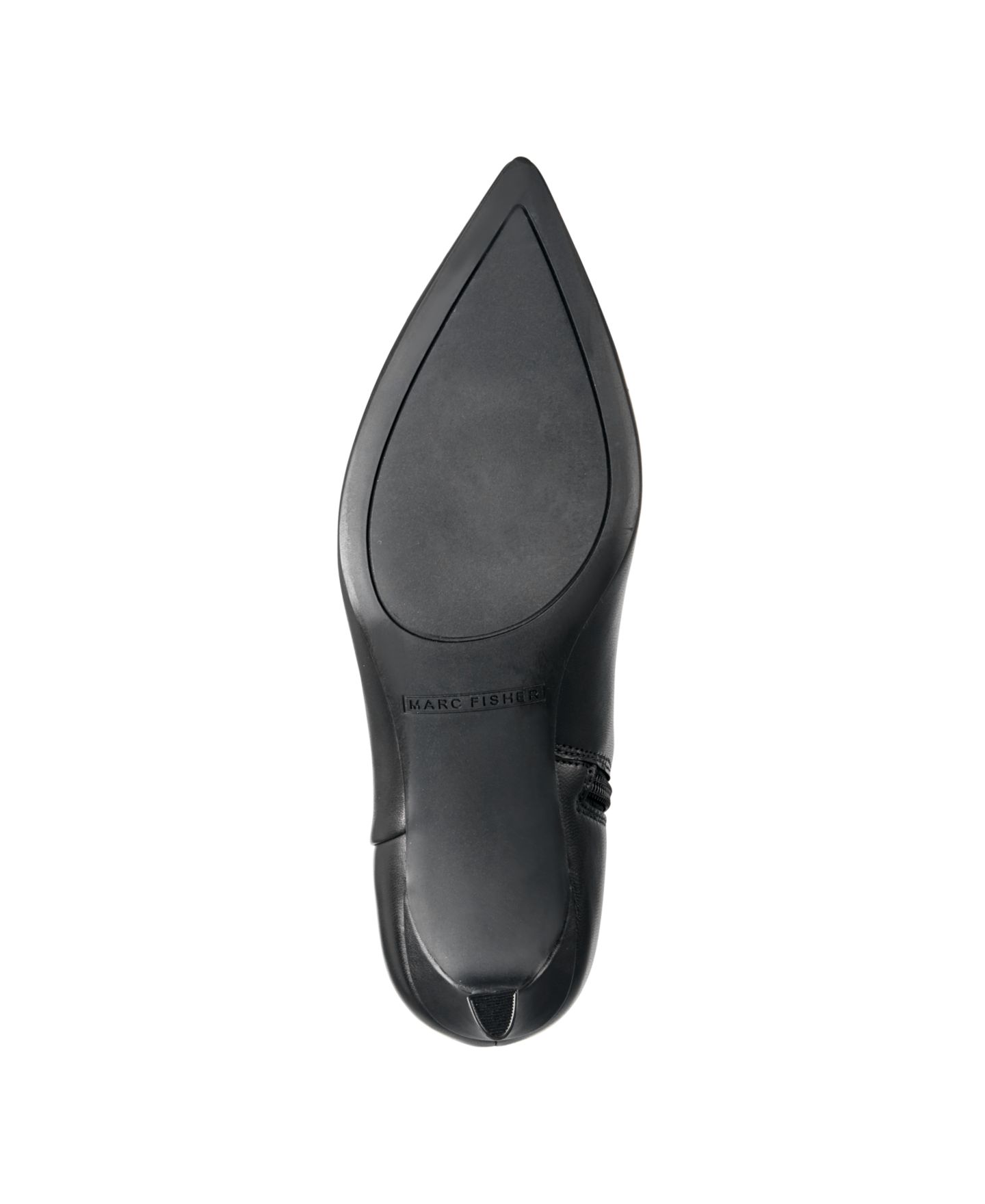 Женские ботинки Marc Fisher Lorne Tall Kitten Heel Dress Boots, цвет: Чёрный кожаный — фото 5