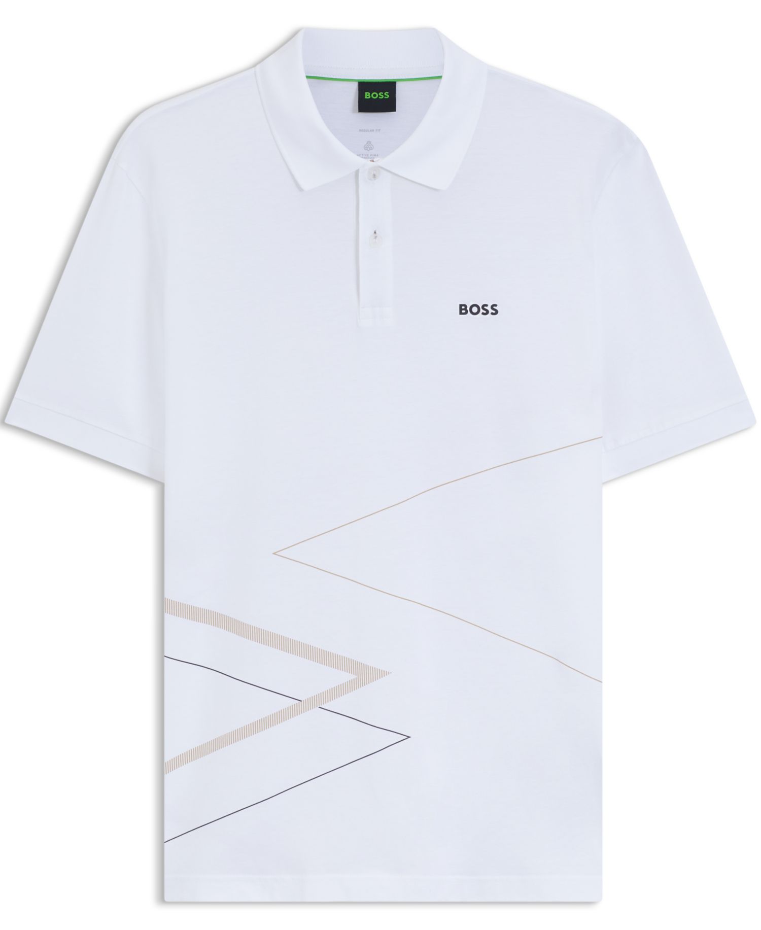 Men's Pima Cotton Printed Polo Shirt