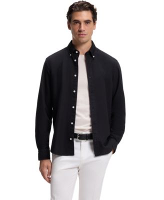 Men's H-LIAM Oxford Regular-Fit Button-Down Dress Shirt
