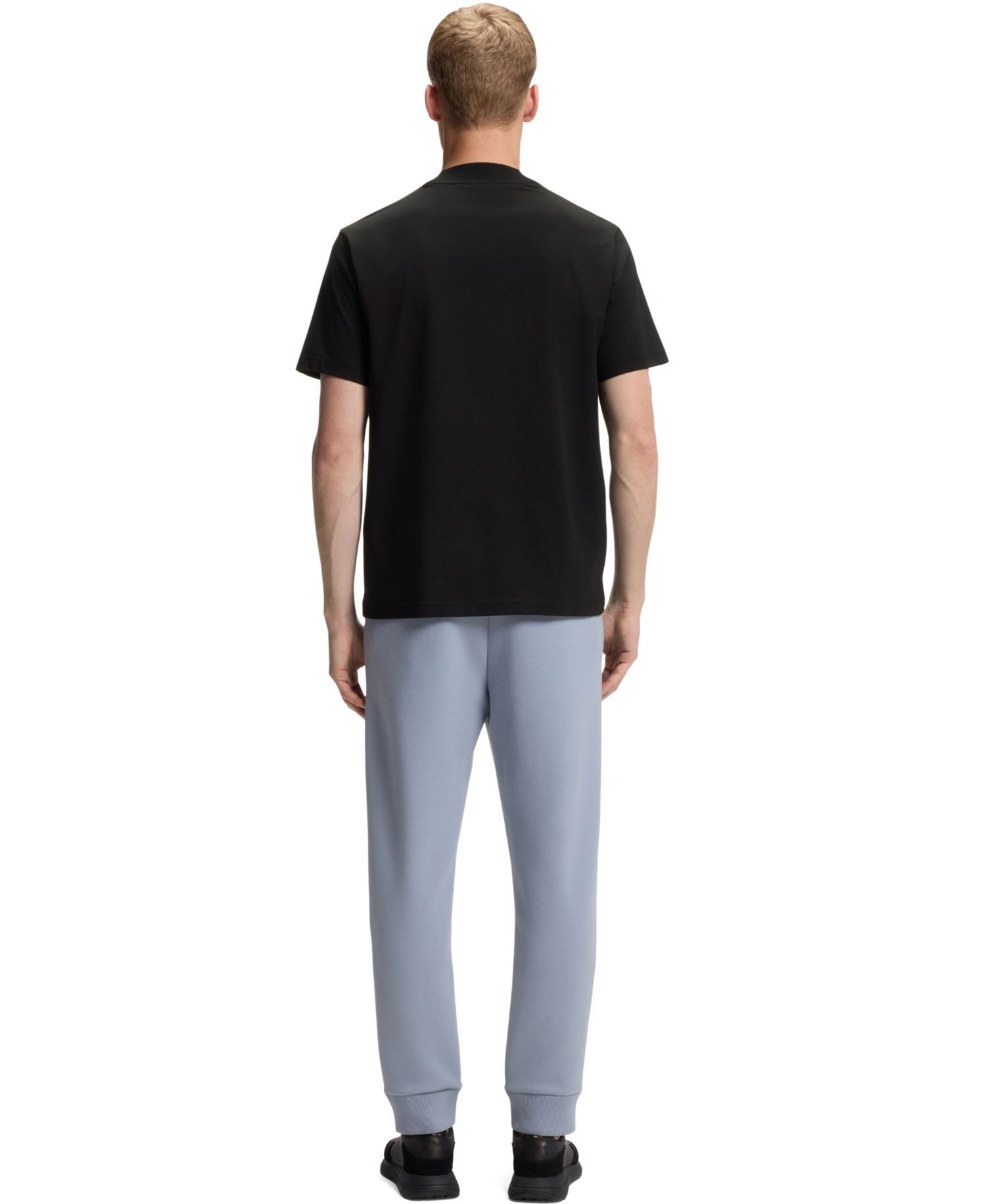 Men's Relaxed-Fit Mock-Neck T-Shirt