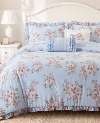 Elena Floral 4-Piece Comforter Set, Twin/Twin XL