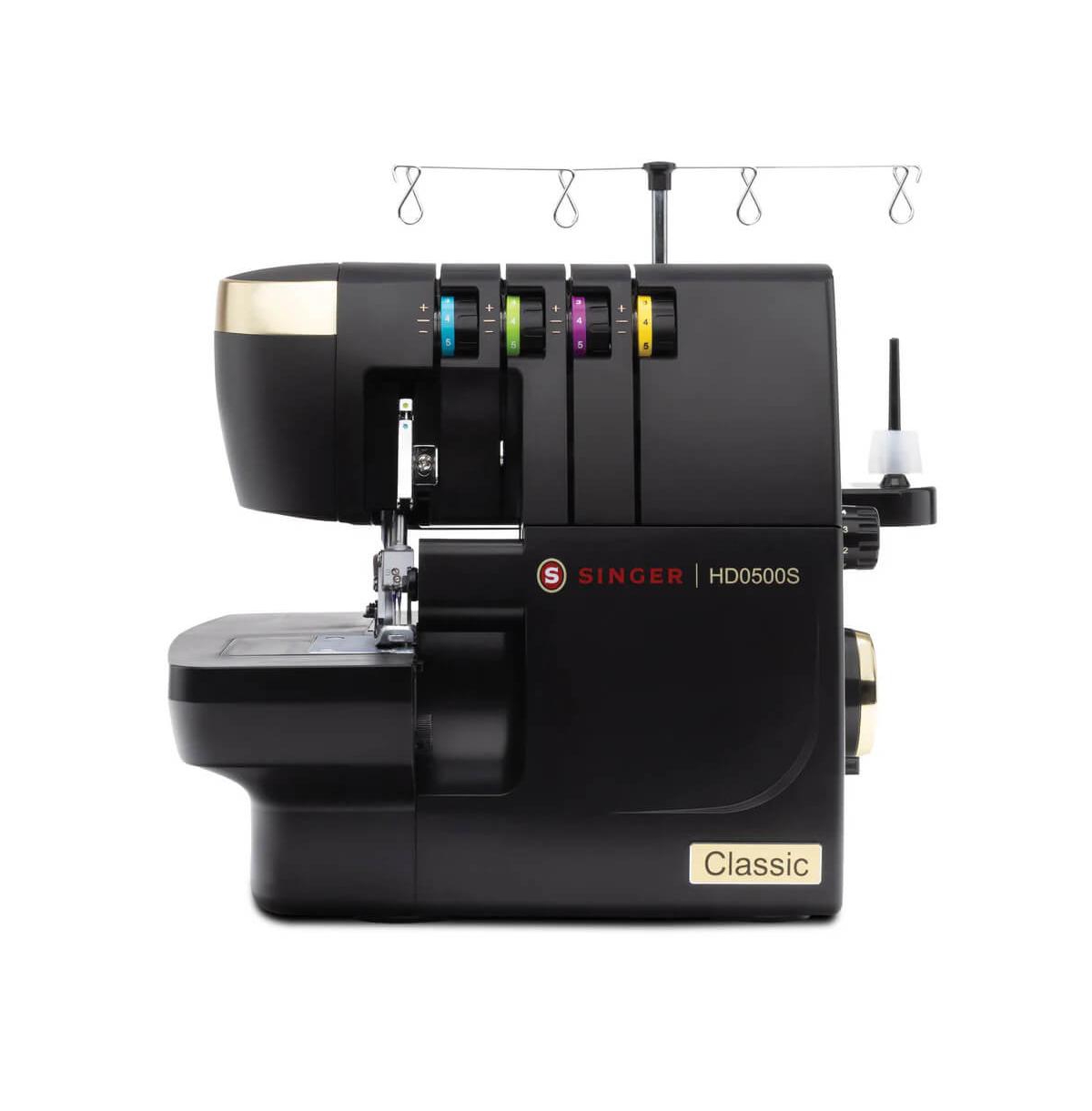 HD0500S Classic Black Serger Sewing Machine