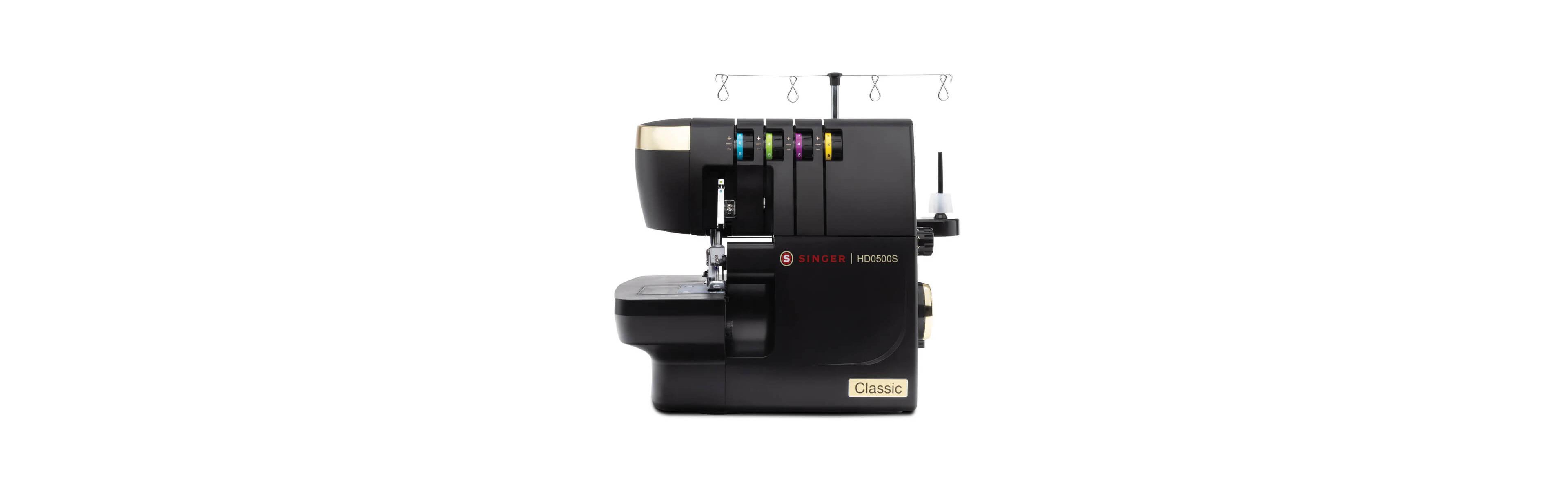 HD0500S Classic Black Serger Sewing Machine