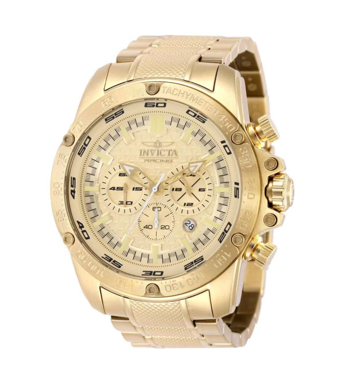Invicta Men's Quartz Speedway Stainless Steel Water-Resistant Watch, 52mm