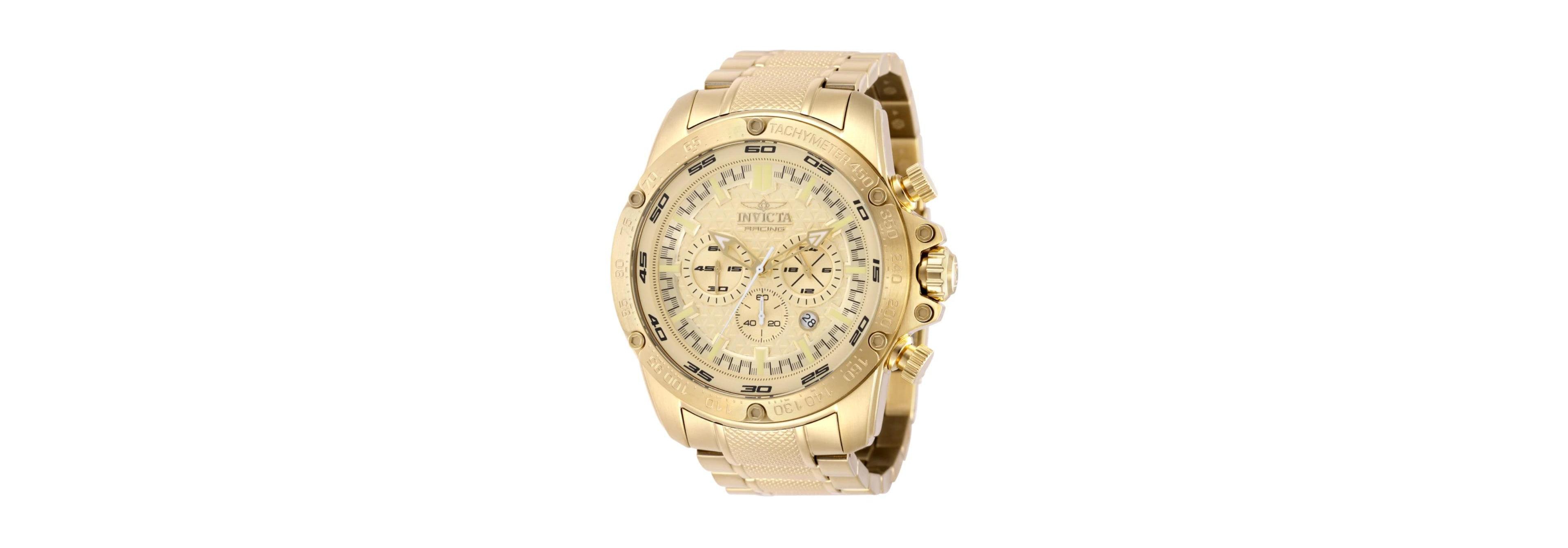 Invicta Men's Quartz Speedway Stainless Steel Water-Resistant Watch, 52mm