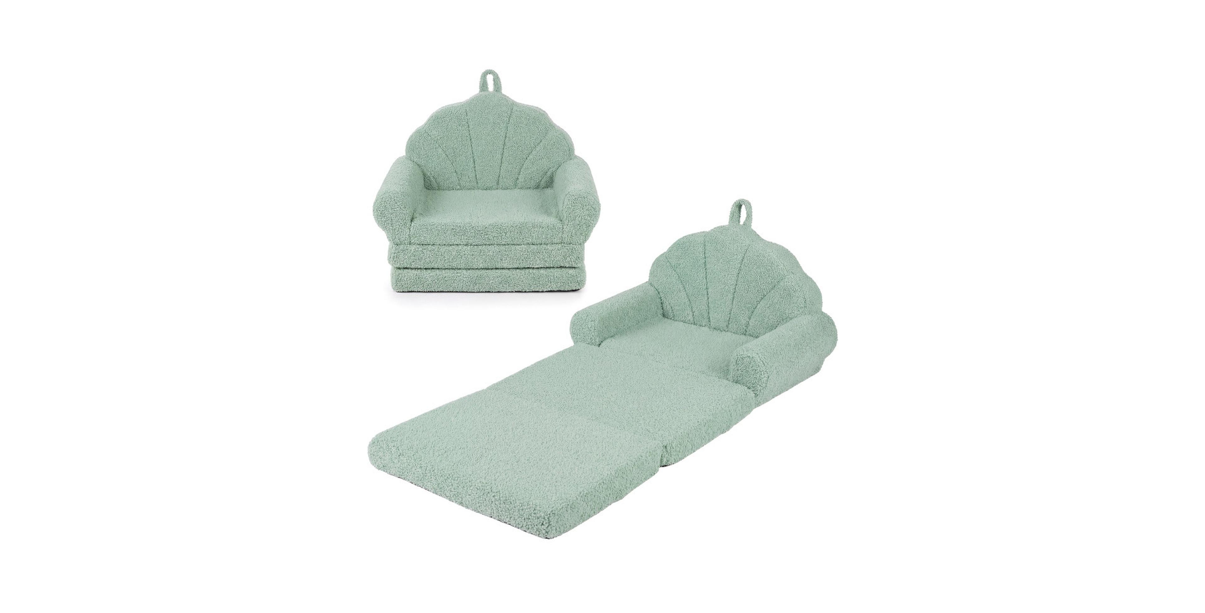 Gouun Convertible 2-in-1 Kids Fold Out Couch Chair