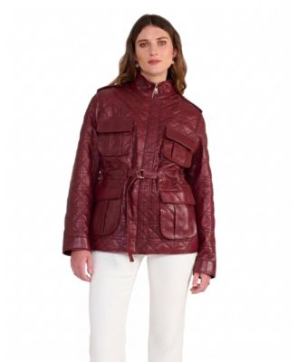 Women's Reese Quilted Leather Field Jacket