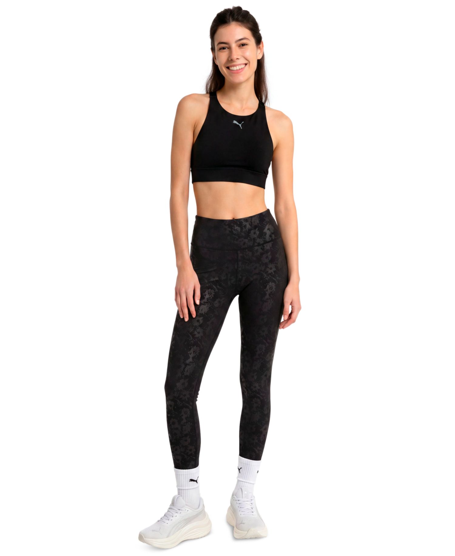 Women's TAD Essential Fast High-Waist 7/8 Length Floral-Print Leggings