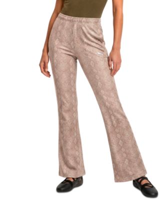 Women's Snake Pack Flared Snake-Print Pull-On Leggings