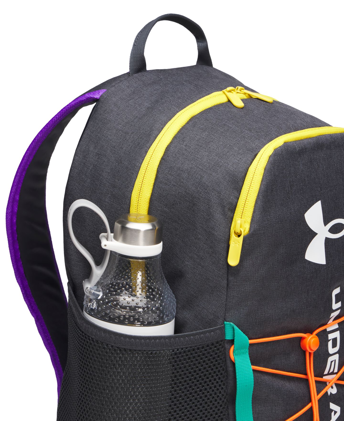 Рюкзак Under Armour Hustle Sport 6.0, цвет: Антрацитовый меланжевый / Антрацитовый — фото 3