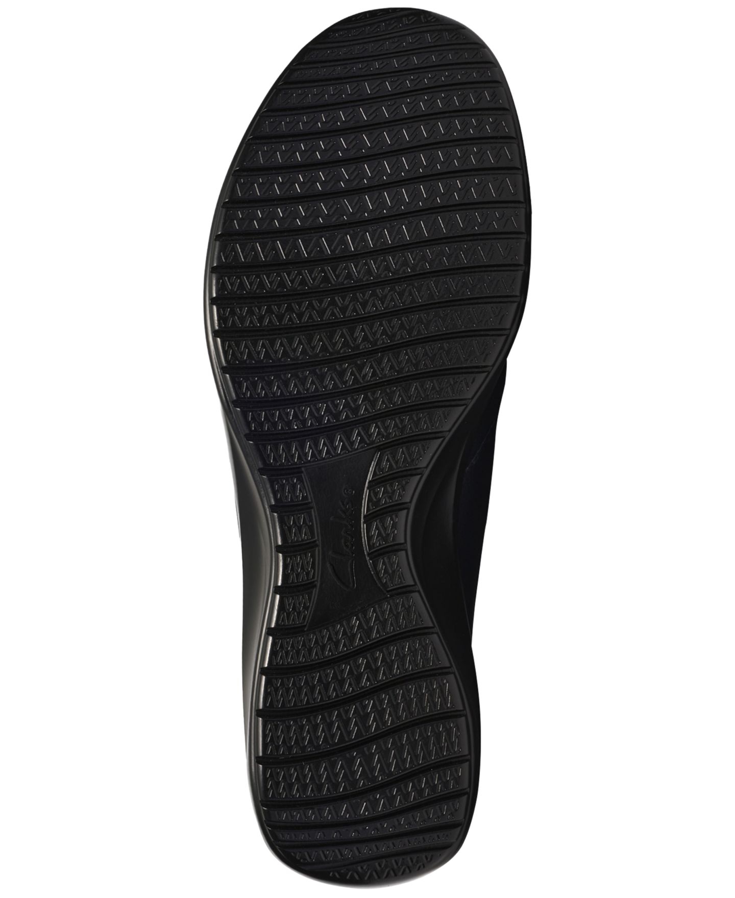 Женские балетки Clarks Kaetlyn Mae Leather Round Toe Flats, цвет: Чёрный кожаный — фото 5