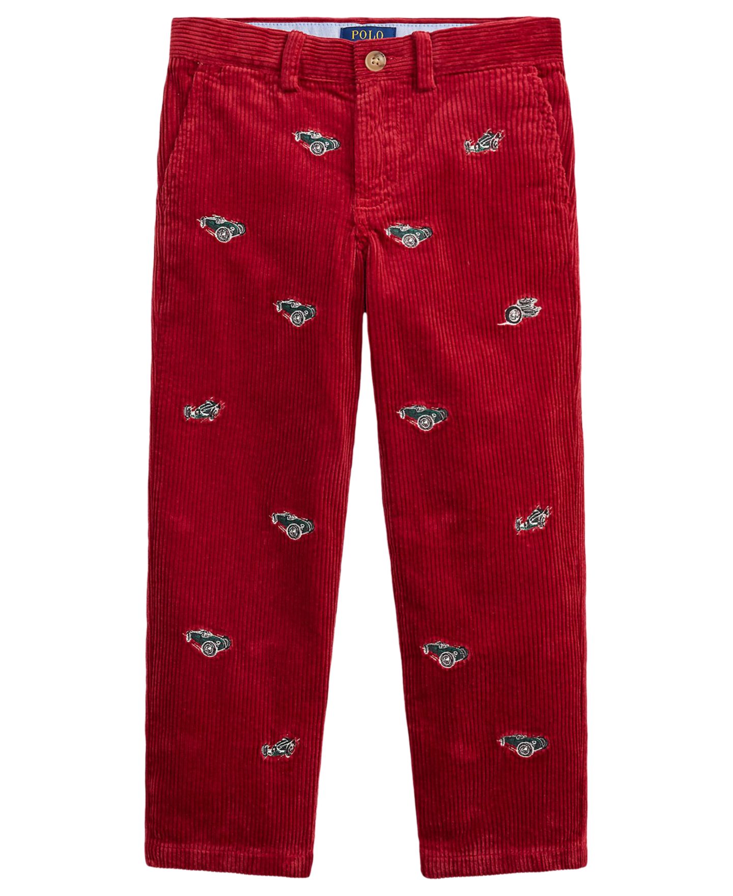 Брюки Polo Ralph Lauren Bedford Corduroy Straight-Fit Pants для мальчиков, цвет: Красный — фото 4