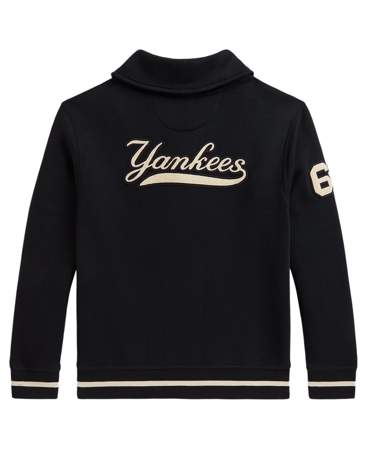 Кардиган Polo Ralph Lauren New York Yankees Shawl-Collar Long-Sleeve для мальчиков, цвет: Чёрный — фото 2