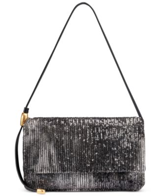 Sequin Flap Small Shoulder Handbag