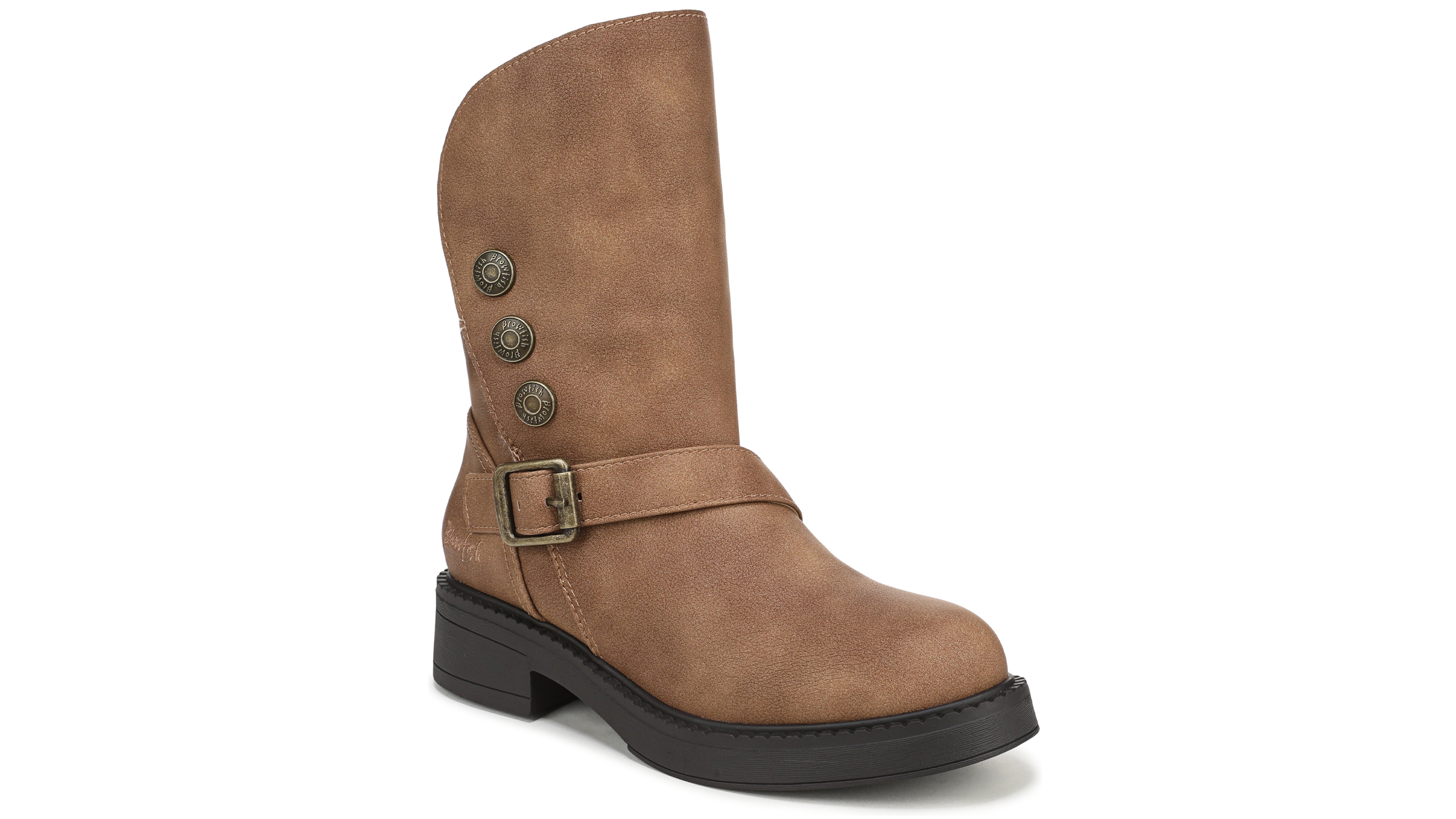 Blowfish Malibu Women's Venice Cozy Fold-Over Round-Toe Ankle Boots