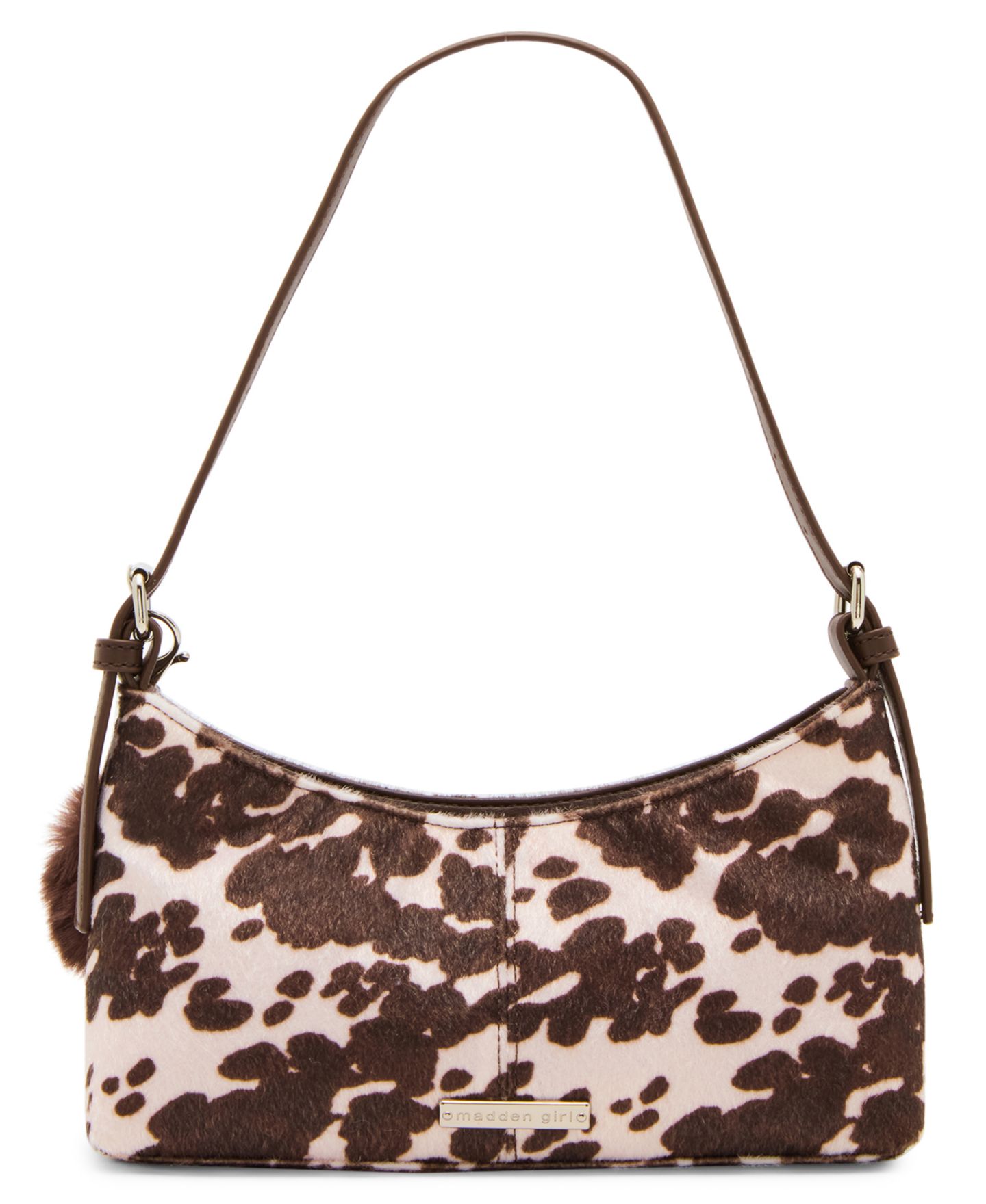 Женская сумка Madden Girl Leopard Print Small Shoulder Handbag, цвет: Коричневый — фото 2