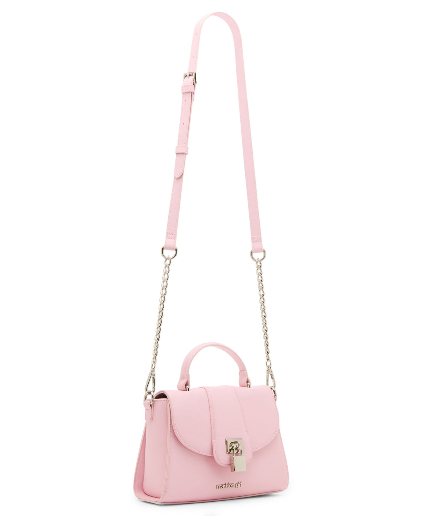 Женская сумка Madden Girl Small Top Handle Crossbody Handbag, цвет: Розовый — фото 3