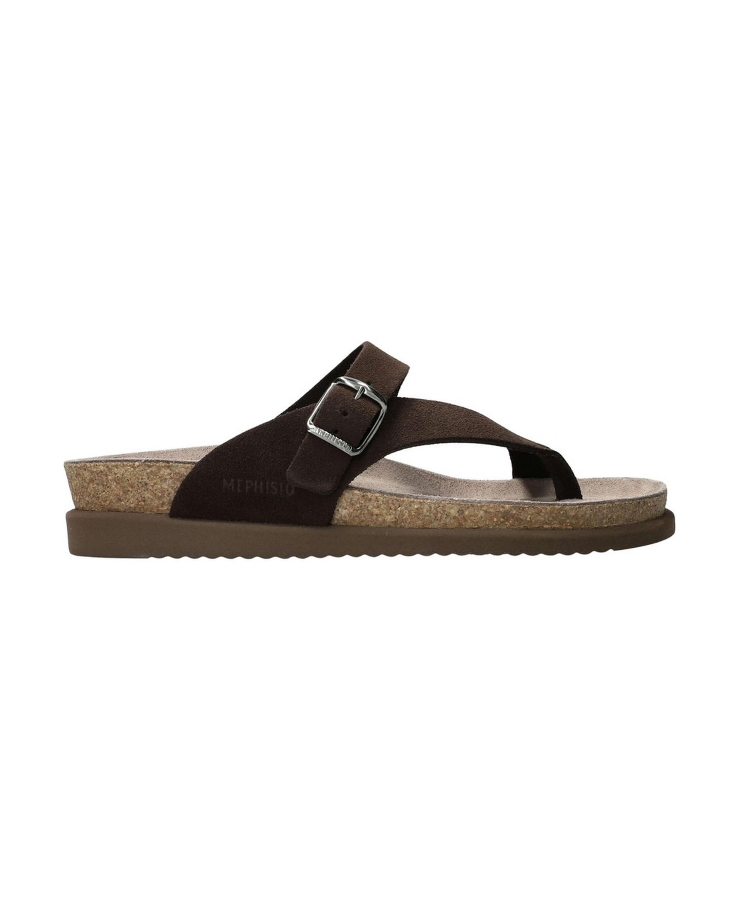 Женские сандалии Mephisto Helen Classics Suede Arch-Support, цвет: Тёмный коричневый — фото 2